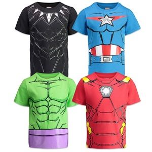 Marvel Avengers Boys Shirts Bundle Sz 14
